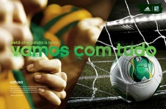 Campanha adidas vamos com tudo