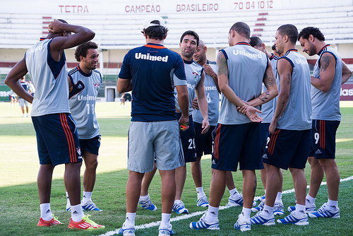 Fluminense faz um coffee break