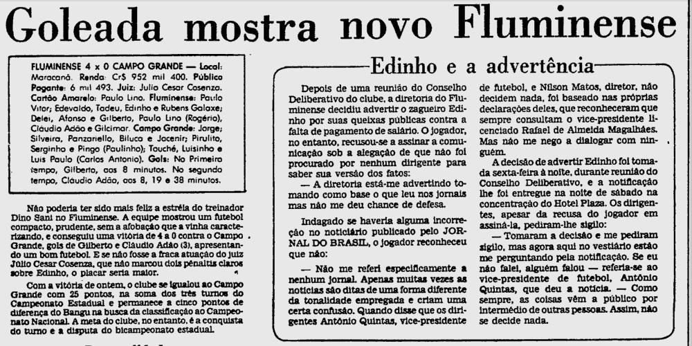 fluminense 4 0 campo grande 10 10 1981 2