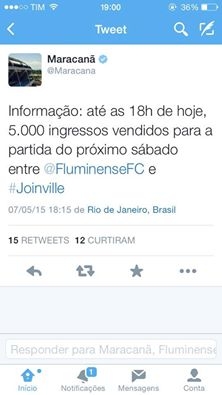 tweet maracana