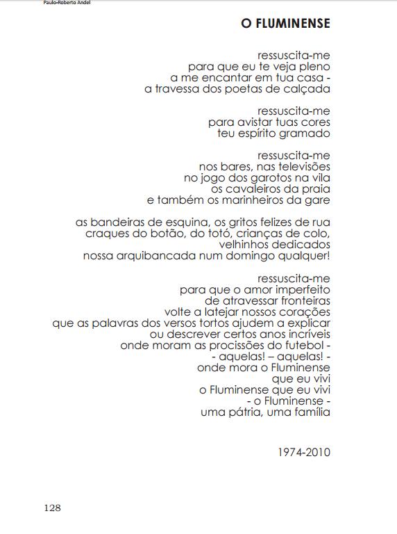 o fluminense poema livro