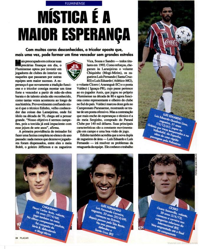 fluminense carioca 1993 placar 1