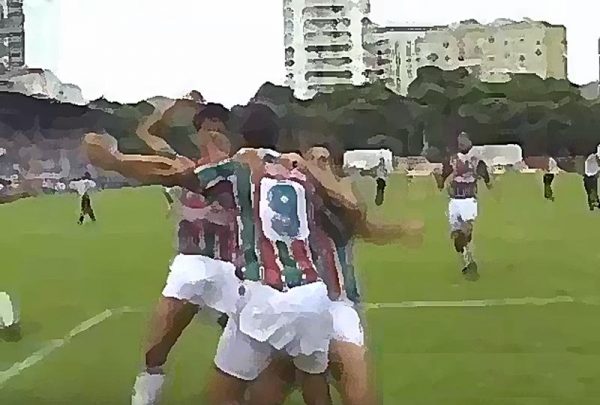 ezio gol nas laranjeiras oleo