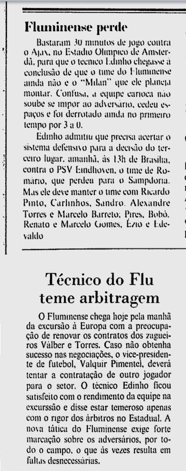 fluminense 10 08 1991